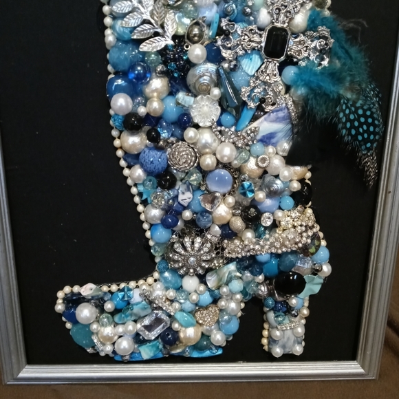 Ladies Harley Boot Framed Art - Picture 3 of 4